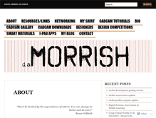 Tablet Screenshot of damorrish.com